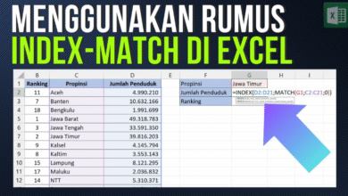 Fungsi INDEX MATCH pada Excel: Penjelasan Lengkap dan Contoh Praktis