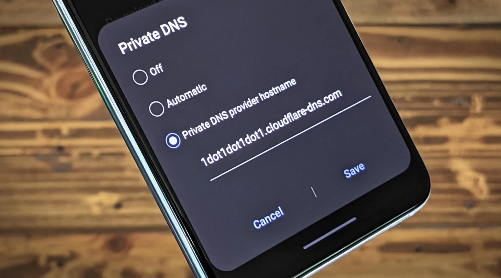 Server DNS Pribadi Tidak Dapat Diakses