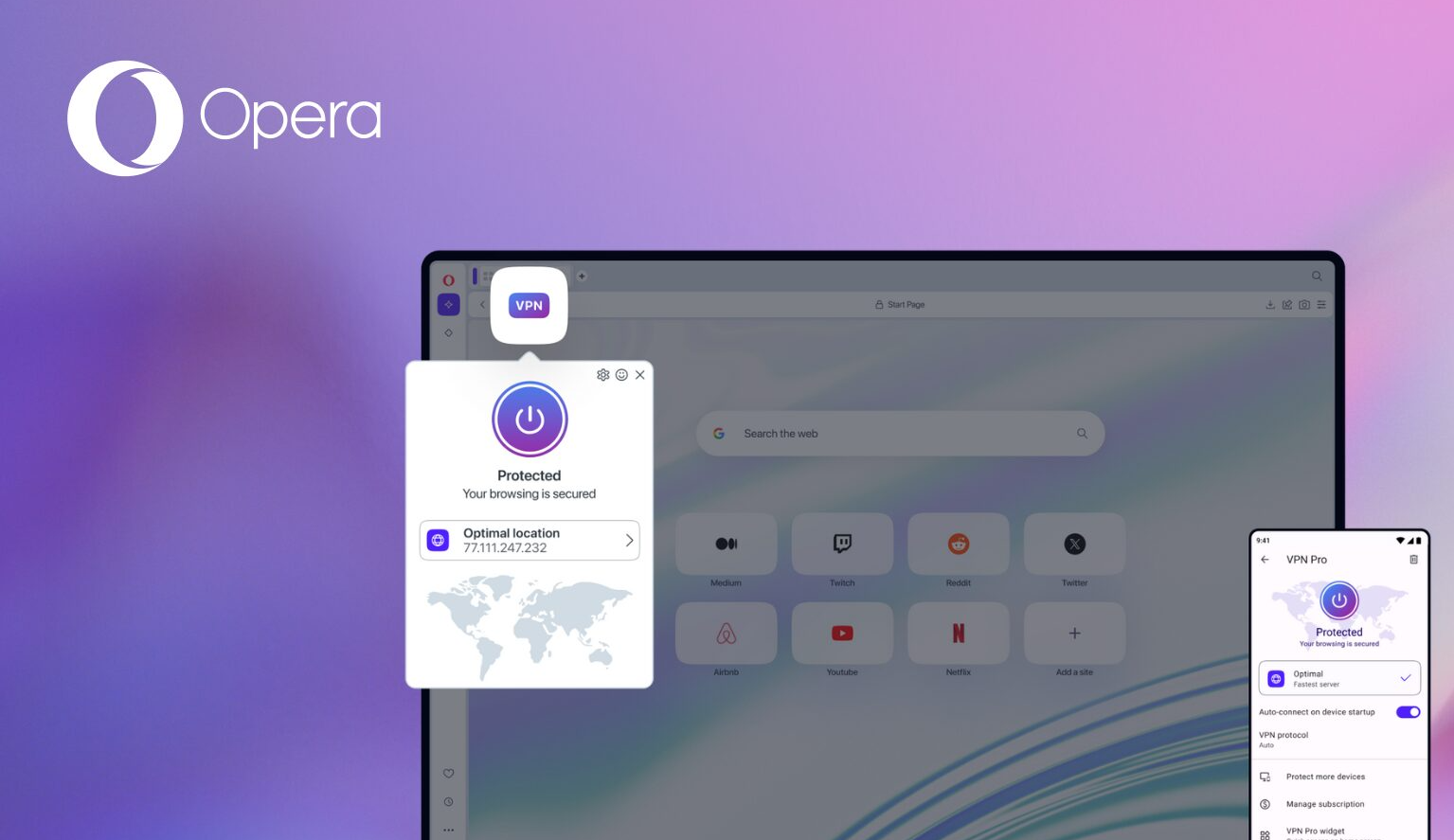 Browsers With Built-in Free VPN