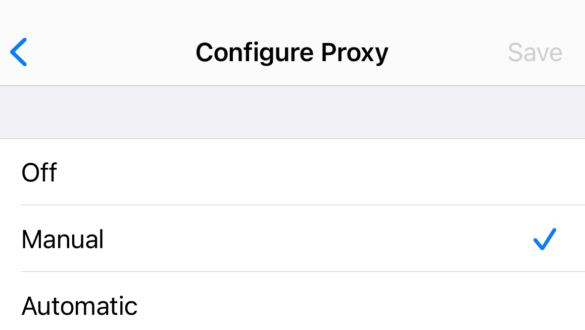 Cara Setting Proxy di iPhone