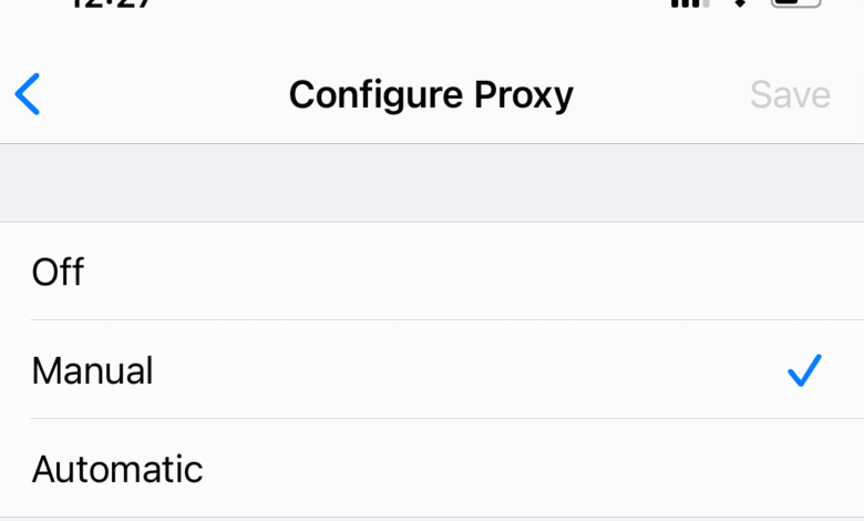 Cara Setting Proxy di iPhone