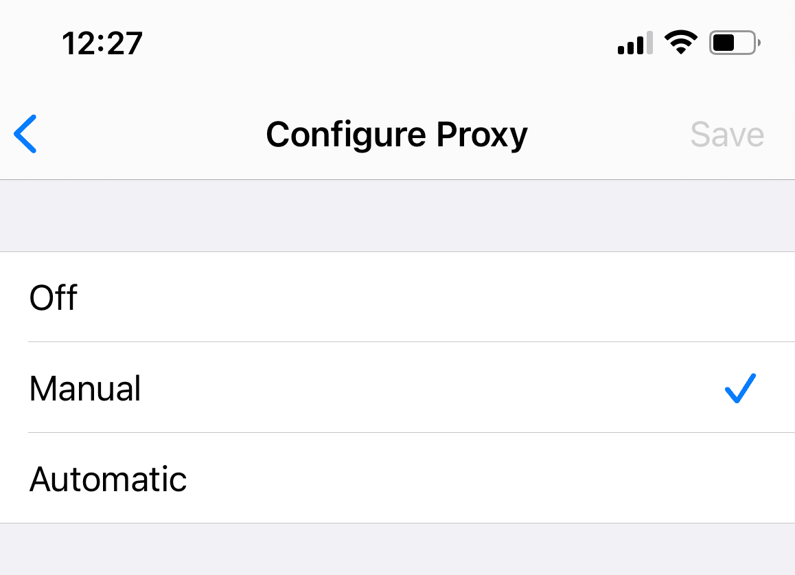 Cara Setting Proxy di iPhone