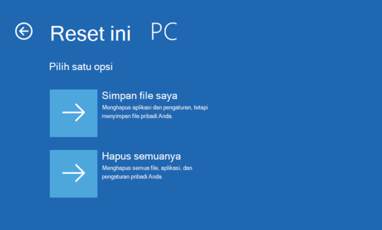Cara Reset Windows 11 Tanpa Install Ulang Paling Aman